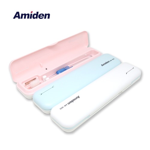 아미덴 휴대용 칫솔살균기 am-800 핑크/칫솔 살균